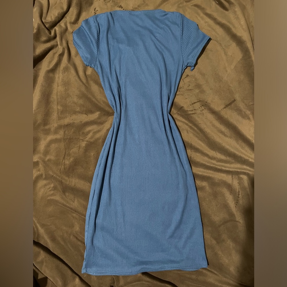 💙Blue Livi Ribbed Dress💙 - Picture 4 of 4